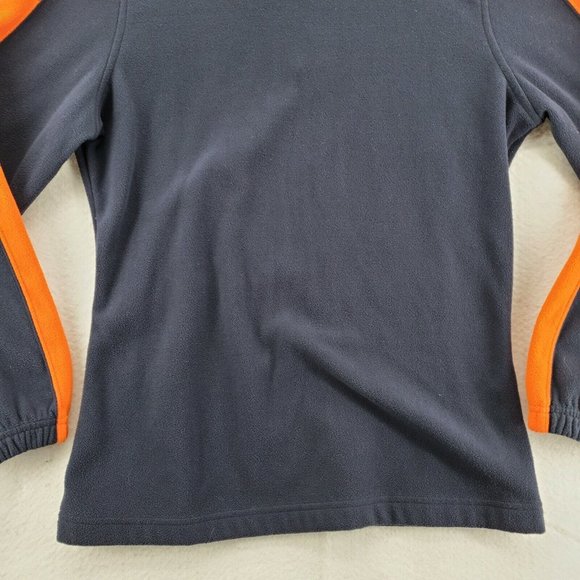 CHICAGO BEARS Sweater NFL Women's Long Sleeve 1/4 Zip Fleece Pullover Blue Med - Picture 9 of 12